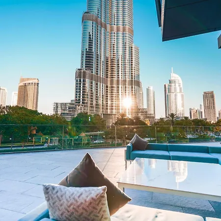 The Closest Building To Burj Khalifa With Fountain View In Address Opera Residence Dubaï Extérieur photo